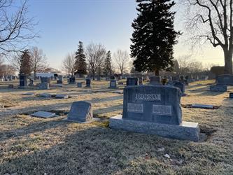 Kohlerlawn Headstones under tree